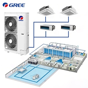 Système de <span class=keywords><strong>climatisation</strong></span> commerciale Gree VRF HVAC 8KW 22KW avec unités cassette, gaines et ventilo-convecteurs à couplage libre pour <span class=keywords><strong>climatisation</strong></span> centralisée - Product Image 1