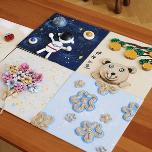 Puzzle di rami di animali fatti a mano fai da te - Product Image 6