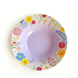 <span class=keywords><strong>Set</strong></span> di Stoviglie in Melamina Multicolore Floreale, Ecologico e Senza BPA, per Uso in Patio, <span class=keywords><strong>Giardino</strong></span> e Campeggio - Product Image 4