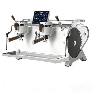 Professional Commercial Double 2 Espresso Machine With <b>Steamer</b> for Restaurant Coffee Shop - Product Image 1