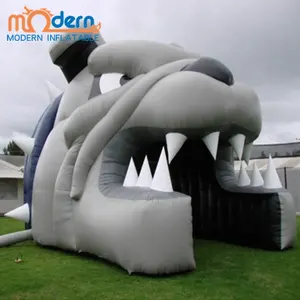 2020 Professional High School Giant Inflatable Bulldog Blast Helmet Tunnel