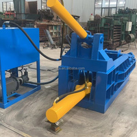 Presse à balles horizontale mobile hydraulique Miracle pour ferraille automobile et aluminium à vendre
