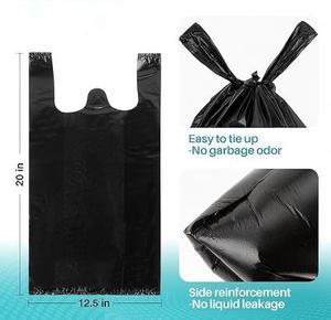 Huamaohengchun35PACK Sacs poubelle de 4 gallons avec poignée, sacs poubelle en plastique noir grande capacité pour le rangement à domicile - Product Image 6