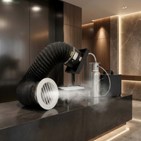 LUXAROMES Diffuseur de parfum autonome 5000m³ Nébuliseur à air froid bi-fluide Diffuseur d'arômes commercial indépendant sans eau