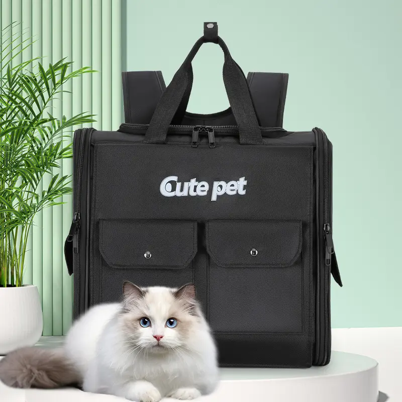2023 yeni varış büyük pet seyahat taşıyıcısı sırt çantası yüksek kaliteli katlanır açık çanta pet malzemeleri köpek kedi aksesuarları