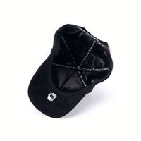 Casquettes Barbas Originales à 5 panneaux, modèle A-Frame, visière incurvée, en suède, personnalisables avec logo brodé