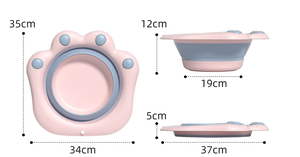 Lavabo pliable pour bébé, Portable, de voyage, adapté aux enfants et aux nourrissons - Product Image 5