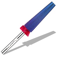 Forets à ongles super longs 5 en 1, mèches en carbure de tungstène de 3/32 pouces, mèches de sécurité professionnelles avancées à rotation bidirectionnelle pour ongles