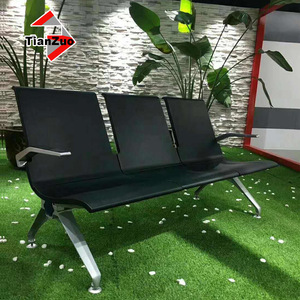 Silla de espera TianZuo de aleación de aluminio con asiento de poliuretano y reposabrazos, para uso en hospitales y escuelas, en fila. - Product Image 1
