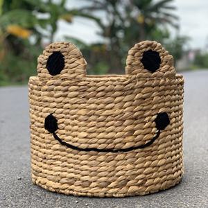 Best Selling High Quality Hyacinth Water Hyacinth <b>Animal</b> Shape Storage <b>Baskets</b> for Dirty <b>Laundry</b> Storage - Product Image 5