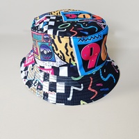 Topi Bucket Anti-UV Vintage Reversibel Gaya Influencer, Unisex, Cocok untuk Aktivitas Luar Ruangan, Serbaguna, Motif Hip-hop
