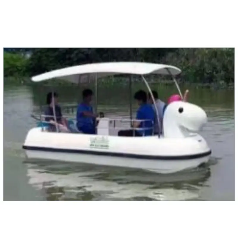 Engraçado água jogar diversões barcos preço barato fibra de vidro iate barco ao ar livre água brinquedos barco com crianças para venda
