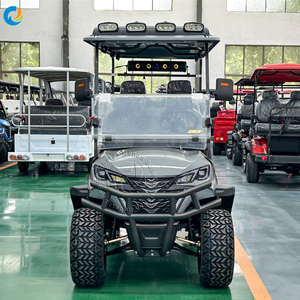 Robetaa - Carro de Golf Eléctrico de 6 Plazas en Oferta, para Transporte en Hoteles, Estilo Todoterreno Elevado, Buggy de Golf para 6 Personas - Product Image 6