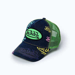 Customized <strong>Von</strong> Sports Cap Custom Embroidered <strong>Dutch</strong> Trucker <strong>Hat</strong> Street Retro Skateboard Surfing Cap Soft Top Hip Hop Baseball <strong>Hat</strong> - Product Image 2