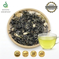 Thé au jasmin biologique du Fujian, été 2025, en vrac, traditionnel, pressé aux fleurs, arôme floral, parfum sucré, pour la vente en gros