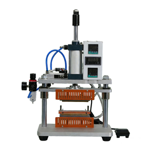 Machine de scellage pour emballage LY-QFK150 QFK430, scelleuse thermique pneumatique personnalisée 150x25mm 400x30mm pour feuille d'aluminium plate - Product Image 1