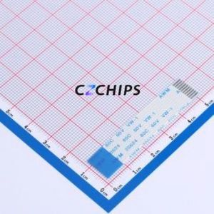 FC-1.0A-10P-50mm FFC <b>Cable</b> (Flexible Flat <b>Cable</b>) P=1mm Connector 10P 1mm 0.3mm Reverse - Product Image 1