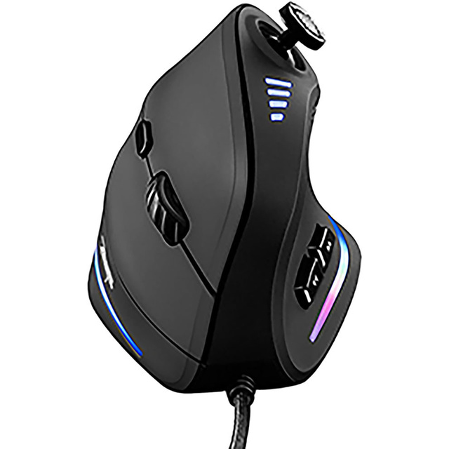 RGB Ergonomic Vertical Gaming Mouse 10000 DPI Adjustable Wired with Programmable Buttons for Computer Laptop Gaming Mouse