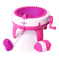 Jouets de tricot rapide et facile pour enfants, pour filles, tissage à la maison, Crochet 40 broches, bricolage manuel, écharpe, chapeau, Kit de tricot, Machine pour enfants