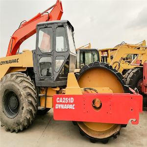 Rouleau vibratoire à tambour unique Dynapac CA25 d'occasion, 10,4 tonnes, moteur et pompe de 92 kW, modèle <span class=keywords><strong>2022</strong></span>, pour le compactage du sol et des routes - Product Image 1