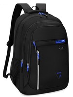 Nouveau Sac à Dos en Toile Grande Capacité pour Homme, Bretelles à Coussin d'Air, Multi-couches, Décontracté, Résistant à l'Usure, pour Voyage et Ordinateur Portable