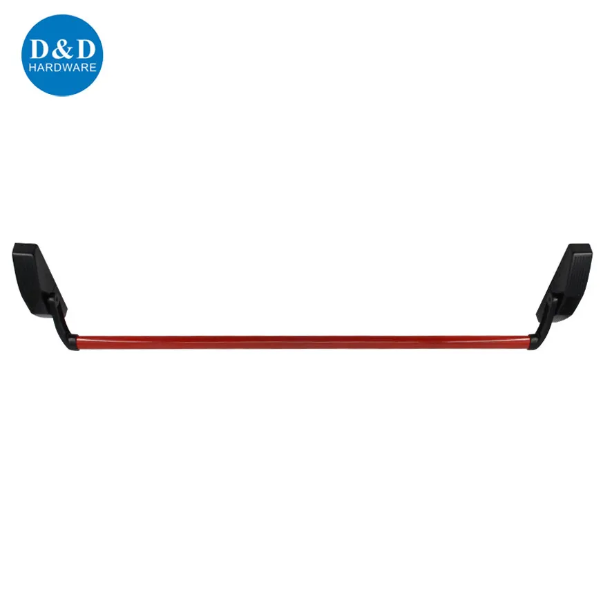 Aço Materia Heavy Duty 200kg Toque Bar Dupla Porta Cruz Bar Pânico Saída Dispositivo para Única Porta