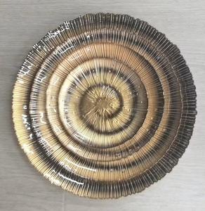 Assiettes de présentation en verre or, argent, rose pour événements, mariages et locations – Vaisselle de dîner économique - Product Image 4