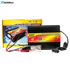 <span class=keywords><strong>Chargeur</strong></span> de batterie électrique intelligent YongFa MA-1220A 12V/<span class=keywords><strong>24V</strong></span> triphasé AGM/GEL avec port AC pour voiture et utilisation solaire (alliage d'aluminium) - Product Image 3