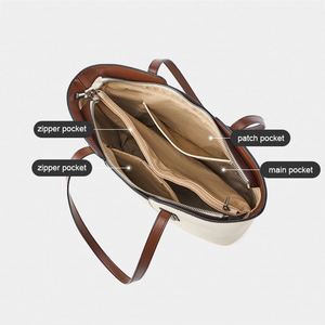 Sac fourre-tout de voyage de luxe vintage pour femme, design tendance, usage quotidien, 33x28x11cm, fermeture éclair, toutes saisons, vente en gros - Product Image 3