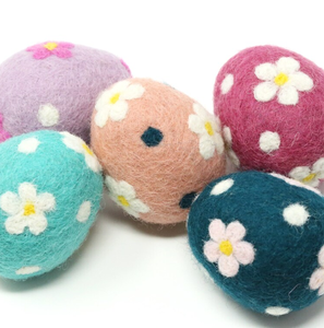 Uova di Pasqua di Lusso in Feltro e Giocattoli per Gatti |   Giocattoli da Masticare Ecologici e Durevoli |   Uova in Feltro Decorazioni Pasquali e Ghirlande in Feltro Lavorato con Ago - Product Image 1