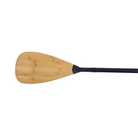 Nouveau design de lame en carbone bambou arbre en carbone SUP planche de surf pagaie réglable trois pièces pagaie en bambou pour SUP
