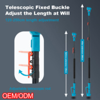 6 inch lithiumbatterij aangedreven telescopische boomkettingzaag snoeischaarset draagbare handzame snoeischaar houtzaag combogereedschapset
