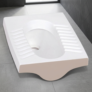 Fabriqué en Inde Cuvette de toilette accroupie en céramique de haute qualité avec garde-boue disponible pour l'approvisionnement direct en usine - Product Image 4