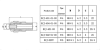 Raccord coudé à angle droit à visser, connecteur rapide pour tube, joint de tuyauterie pour système de lubrification