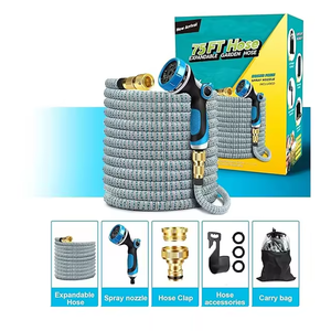 Tuyau d'arrosage extensible en plastique haute pression, flexible, robuste et anti-fuite, idéal pour le lavage des animaux – Meilleure vente - Product Image 4