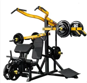 Multifunctional strength comprehensive trainer three-person station large fitness equipment combination set