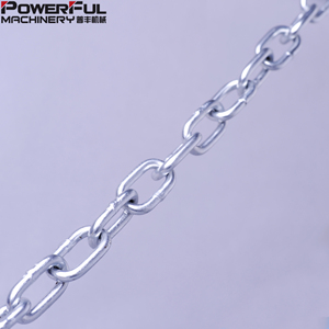 Cadena de Acero Galvanizado en Caliente de Alta Resistencia, Grado 43, 20Mn2, Aleación de Zinc Marina, Soldada, con Acabado Liso, Chapada en Hierro, 1/4-1/2 Pulgadas - Product Image 4