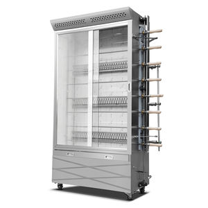 <span class=keywords><strong>Rôtissoire</strong></span> à <span class=keywords><strong>poulet</strong></span> à gaz commerciale <span class=keywords><strong>verticale</strong></span> SS8B avec rotation automatique pour <span class=keywords><strong>poulet</strong></span> entier et canard et cuisson à la mexicaine - Product Image 1