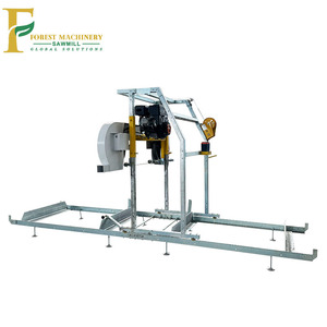 Sierra horizontal portátil a <span class=keywords><strong>precio</strong></span> de fábrica, sierra de cinta móvil para corte de madera, gasolina, diésel y motor eléctrico, voltaje de 220V - Product Image 4