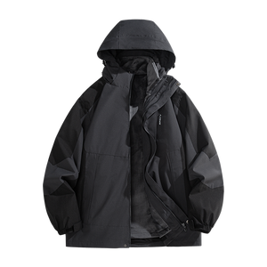 Chaqueta Unisex Impermeable y Cortavientos de Soft Shell para Exteriores, Estilo Motociclista, Cálida, Anti-UV, con Cierre Largo - Product Image 3