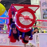 Manège Rotatif Navette Spatiale 360° pour Parc d'Attractions
