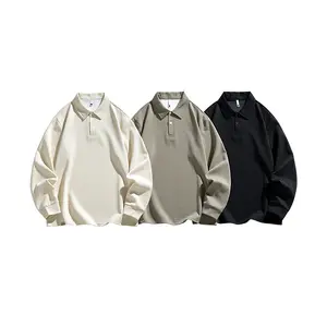 Men's Customized Logo High Quality Plus Size Sweatshirt Large Knitted Hoodie Classic Flip Collar Design Sweatshirt