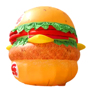 Ballon publicitaire géant gonflable en forme de champignon personnalisé avec tissu Oxford et impression par sublimation pour la promotion d'événements