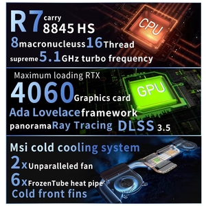 Ordinateur portable de jeu AI <span class=keywords><strong>MSI</strong></span> 2024 15,6 pouces 2K 165Hz IPS RTX4060 16 Go DDR5 512 Go SSD pour étudiants - Product Image 2