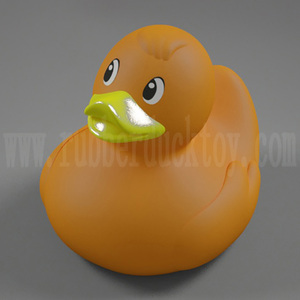 Vịt Cao Su Mini Màu Cam Khuyến Mại 7Cm Có In Logo Tùy Chỉnh, Đồ Chơi Vịt Tắm Màu Cam Khuyến Mãi, Đồ Chơi Vịt Tắm Màu Cam Nổi - Product Image 3