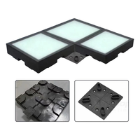 Plancher de danse interactif LED RGB Marslite, indice de protection IP65, 30x30cm, dalles à détection de mouvement, utilisation en extérieur