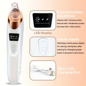 Appareil de nettoyage facial à aspiration pour points noirs, exfoliant, outil de beauté pour éliminer l'acné et les boutons, soin de la peau - Product Image 6
