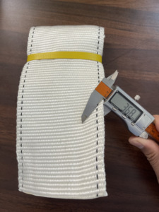 Sangle en polyester SANBOO 125 mm, facteur de sécurité 6:1, sangle de levage et de fixation de cargaison robuste - Product Image 6
