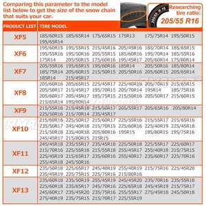 Cadenas Antideslizantes para Nieve, Cadenas para Neumáticos de Invierno, Cadenas para Nieve para Exteriores, Cadenas de Emergencia Antideslizantes para Automóviles, Accesorios para Ruedas de Automóviles - Product Image 6