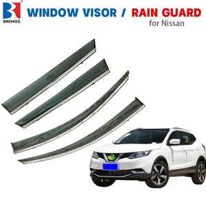 Déflecteurs de Vitres Latérales Anti-Pluie pour Qashqai 2015 – Ensemble Premium pour Protection & Confort – Prix Usine - Product Image 1
